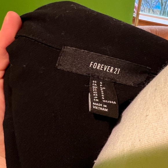 Forever 21 sleeveless maxi black vest - Picture 7 of 7